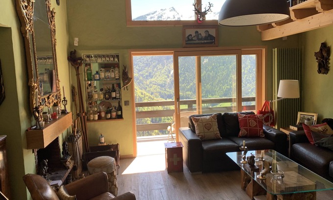 Barboleusaz Apartment | FLAT IN A CHALET