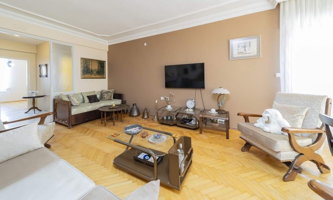 Lara Apartment | Flat w Balcony Fireplace 5 min to Beach in Antalya