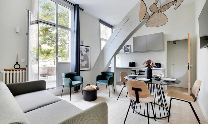 Quartier de Javel Apartment | Flat with Terrasse - 1BR-4P - Eiffel Tower