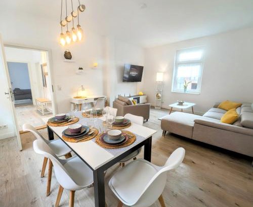 Magdeburg Apartment | Flexibilität pur- perfektes Apartment für Familien und Geschäftsreisende 5 Schlafplätze, Amazon Prime & Parkplatz inklusive