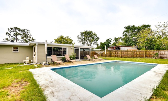 Daytona Beach House | Florida Escape w/Pool, Near Beaches & Kayaking!