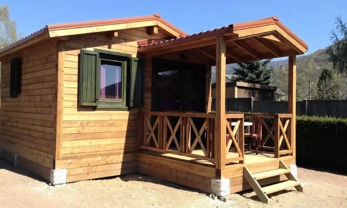 Ranspach Ski Chalet | Flower Camping Les Bouleaux * - Chalet CONFORT 20 m2 (1 bedroom) + terrace 2 people