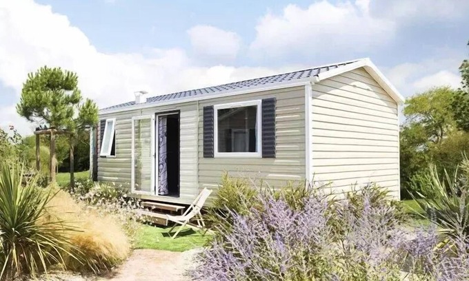 Millau House | Flower Camping Saint Lambert * - Mobile home Modulo Comfort 30m2 2 bedrooms - Terrace semi-covered + TV 6 persons