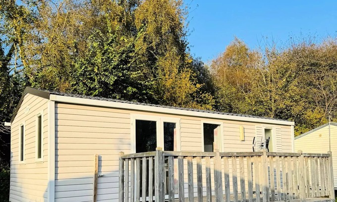 Mers-les-Bains House | Flower Le Domaine du Rompval * - Mobile home Comfort 27m2 of which terrace 2 bedrooms + TV 4 people