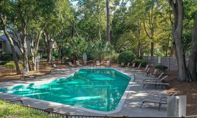 Folly Field Condo | Folly Field Family Villa | Walk to Beach, Complex Pool, BBQ