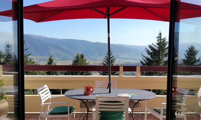 Font-Romeu-Odeillo-Via Apartment | Font-Romeu Beautiful apartment 80m2 South Terrace Panoramic View On The Pyrenees