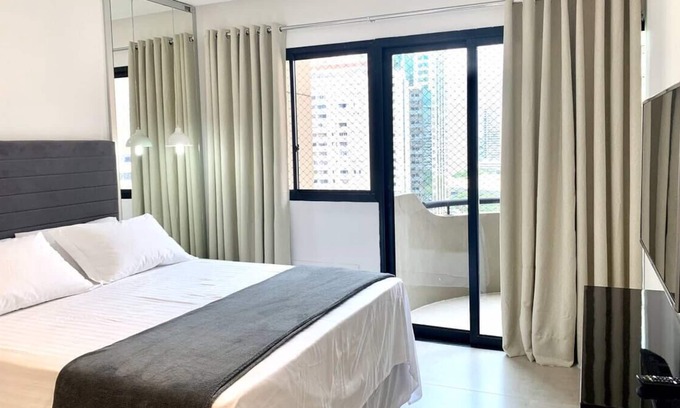 Alphaville Industrial Apartment | For families or individualsNear shopping center, registry office and shops.