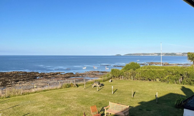 Downderry Cottage | Former coastguard cottage with spectacular view from Rame Head to Looe Island.