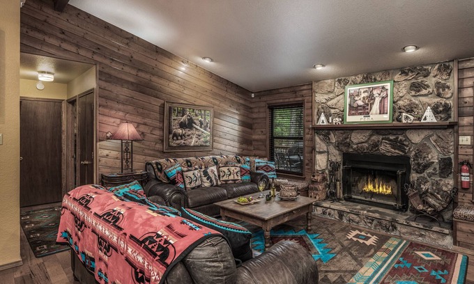 Ruidoso Cabin | Fort Getaway | Huge Wraparound Deck, Bonfire Area