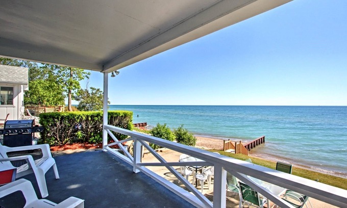North Street House | Fort Gratiot Lake House on Lake Huron w/Patio & Deck!