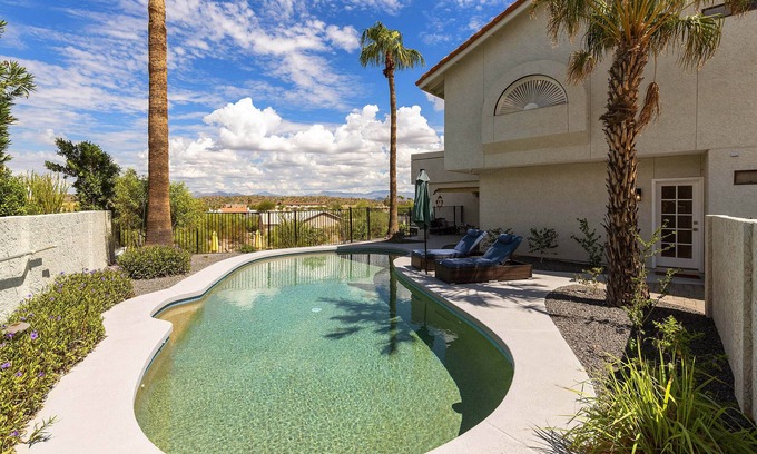 Fountain Hills House | Fountain View, Heated Pool Included & A Family Retreat