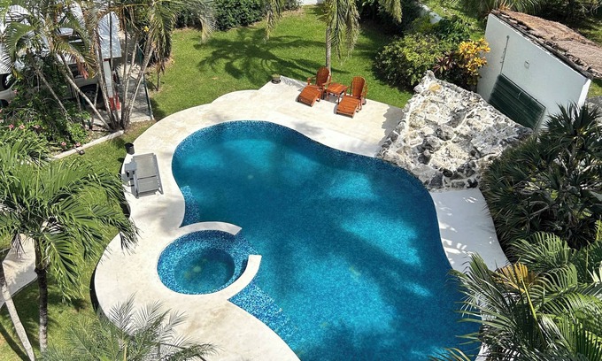 Costa Maya House | Four Bedrooms and large private pool steps from Paradise Beach