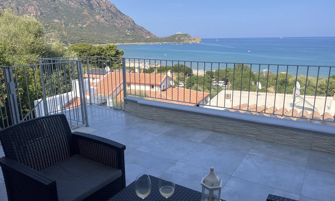 Tertenia Apartment | Foxi Manna house, very close to the sea with terrace with spectacular views