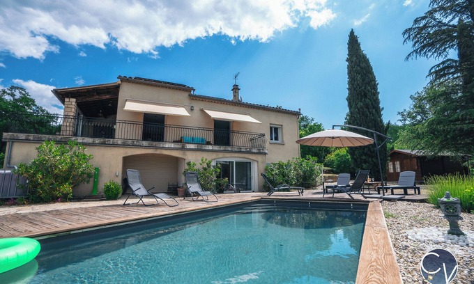 Saint-Jean-de-Maruejols-et-Avejan House | Pleasant house with swimming pool near the Cévennes.
