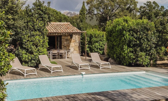 Pinarellu Villa | STE LUCIA DE PORTO VECCHIO new barn air conditioning/heated pool (classified *)
