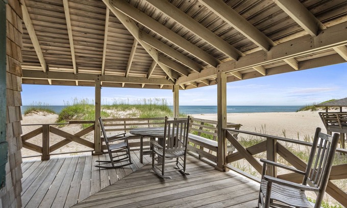 Nags Head House | Fred Wood Cottage: Historic Cottage, 5 bedroom oceanfront home located in Nags H