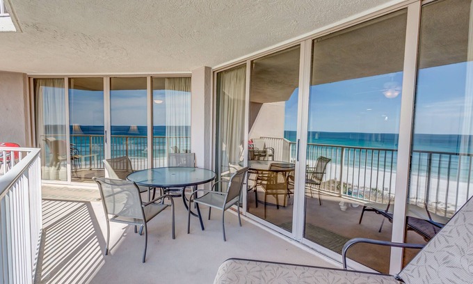 Gulf Lagoon Beach Condo | FREE Beach Chair Service New Pickleball Courts Dunes of Panama E-603