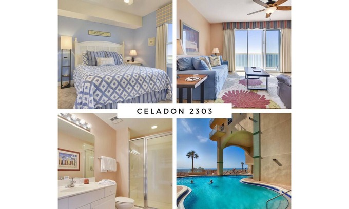 West Panama City Beach Condo | 🏖️FREE Beach Service Included!* Gulf front condo in PCB!🏖️
