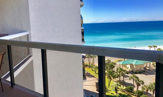 Miramar Beach Condo | FREE BEACH Service! Free Beach Bonfires M/F nts! Heated Pool! GRT amenities