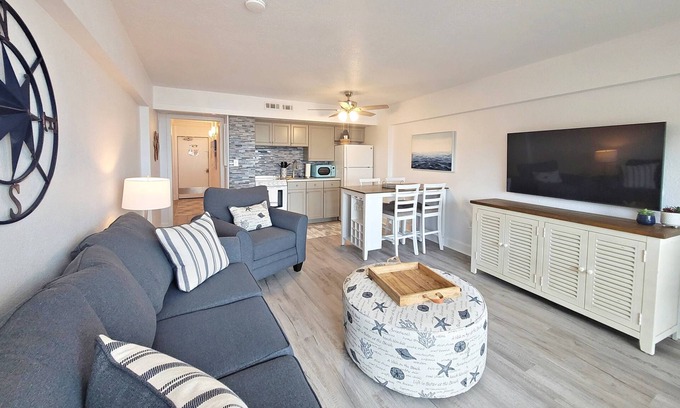 Daytona Beach Shores Condo | FREE DAILY ACTIVITIES-Beachy Ocean-Front/Pool-Front-1 Bedroom Unit Awaits-Newly Renovated-SecureWIFI
