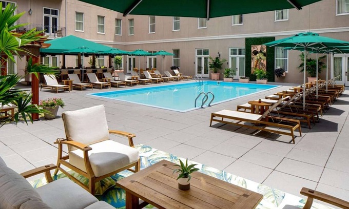 Central Business District Hotel | French Quarter Escape | Pet-friendly. Pool. Dining