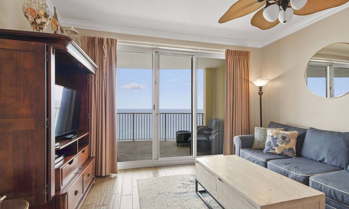 West Panama City Beach Condo | FRONT ROW BEACH CHAIRS INCLUDED! Affordable rates!