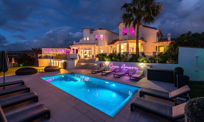 Adeje Villa | Fully Serviced Luxury Boutique Villa sleeps up to 14 or 16 people All Inclusive