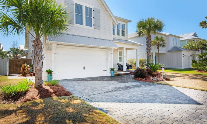 Miramar Beach House | ⭐Fun Family Home with Private Swim Spa-Private Beach Access-5BR Once Upon a Tide