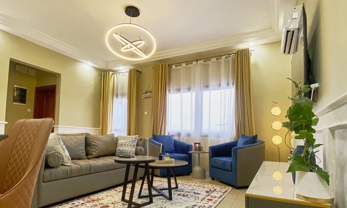 Akwa II Apartment | Furnished 1-bedroom apartment with WiFi, AC in center Douala.