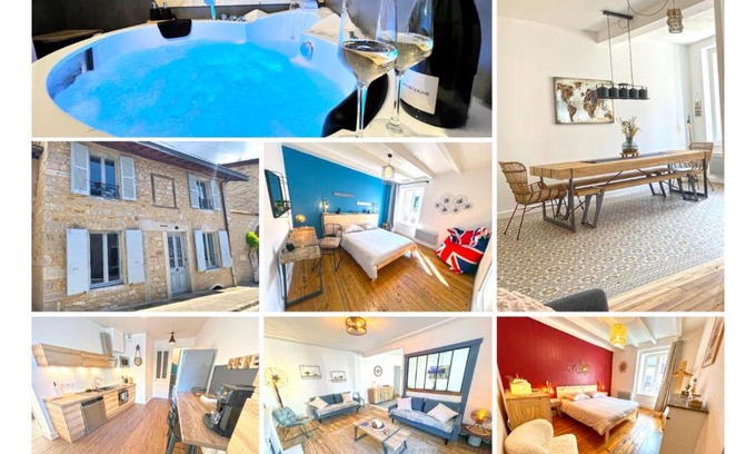 Poncin House | Gîte cosy avec Jacuzzi classé 3 étoiles