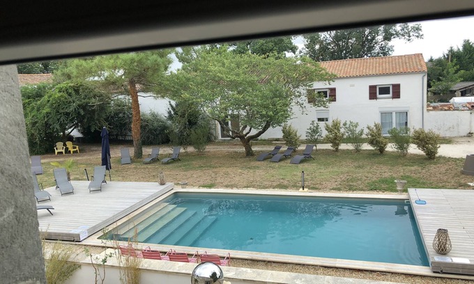 Sainte Gemme Cottage | Gîte FIGUIER - 4bed- 8 pers- SEA-CAMPAGNE-PISCINE
