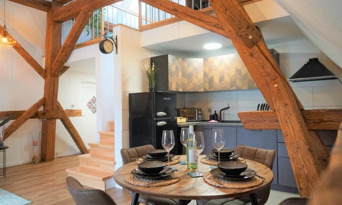 Kippenheim Apartment | Galerie-Wohnung I Europapark I Boxspring I Nespresso I Parkplatz