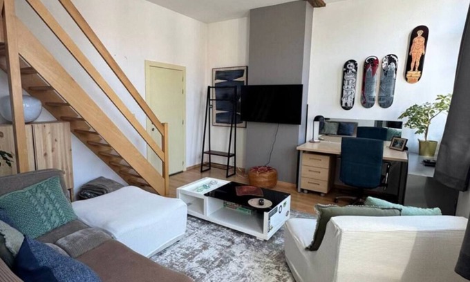 Tournai Apartment | Gallait Suites - Heart of Tournai with AC, WiFi.