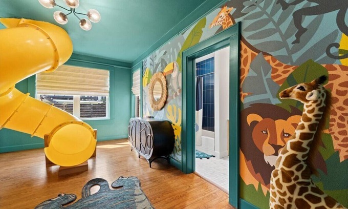 Guyton House | Game Room, Firepit, Indoor Slide, Candy Room, Fun and Whimsical, Family Friendly