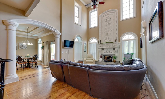 Mid America House | Game Room & Private Pool: Home in Hot Springs!