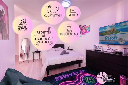 Amidonniers - Caffarelli Apartment | Gaming flat à Toulouse centre avec parking gratuit