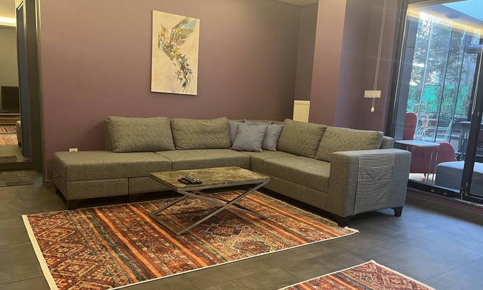 Sisli Apartment | garden flat feel at home hGyhomes2103 with fireplace