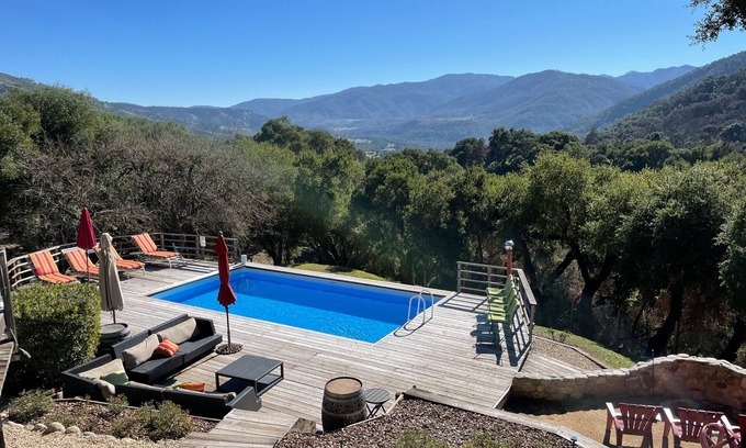 Carmel Valley House | Gated Carmel Valley Retreat with 20 Acres, Pool & Hot Tub