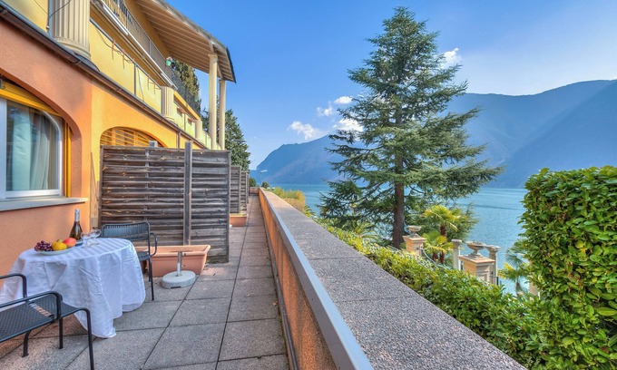Castagnola Apartment | Gelsomino Apt. 5 Front Lake, Castagnola (Lugano), Switzerland