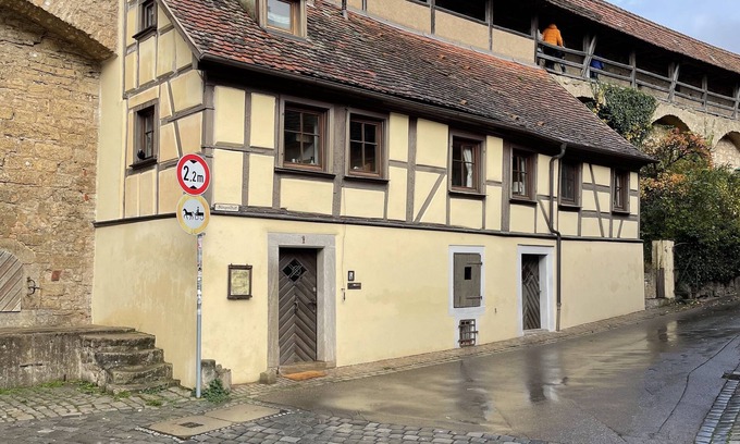 Rothenburg Old Town House | Gemütliches Mittelalterliches Ferienhaus im Stadtzentrum