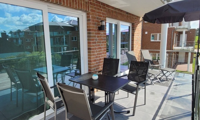 Wangerland Apartment | Gemütliche Ferienwohnung in Hooksiel im Wangeland, mit Infrarot Kabine