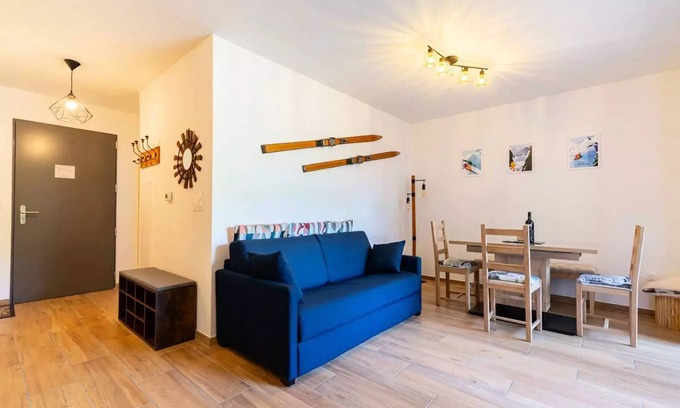 Peyragudes Apartment | Genos Apartment 5 Personen in der Nähe von Lake Wifi