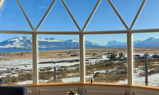 Puerto Natales Apartment | Geodesic Dome with Stunning Glacier and Fjord views