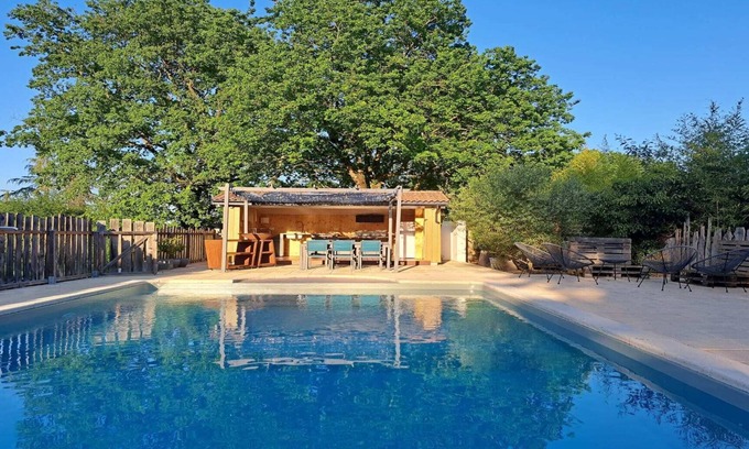 Pujaudran Cottage | Gîte 2 people swimming pool AC and garden nature near toulouse Airbus