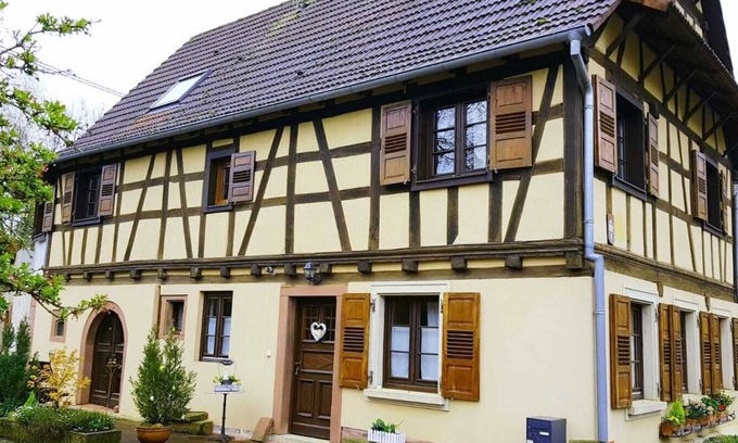 Langensoultzbach House | GITE AU PETIT RUISSEAU-4 PERS ETAGE-COMBLES DS BELLE MAISON ALSAC.4nuitées mini