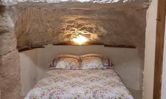 Civray-de-Touraine House | Gite-civray-de-touraine troglo de denise