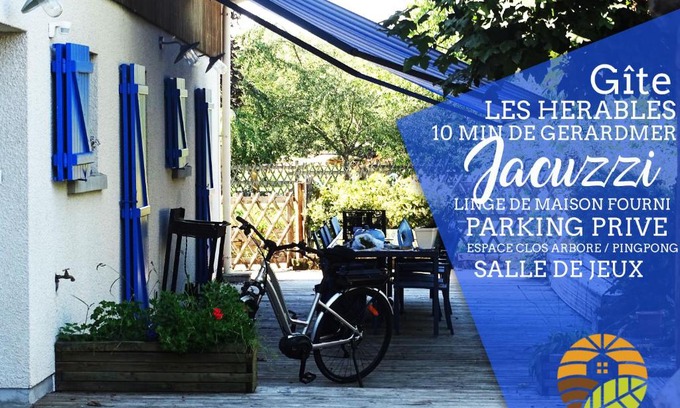 Granges-Aumontzey House | ⁂ GITE LES HERABLES [CLEDICIHOME] Gîte de charme/JACCUZI/SALLE DE JEUX ⁂
