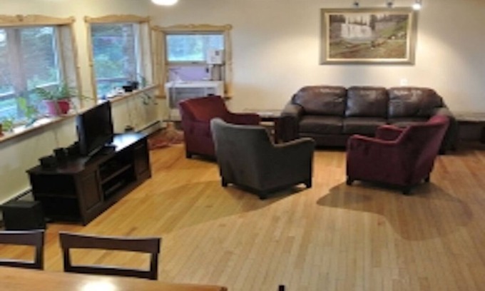 Haines Cabin | Glacier views, waterfront property on Haines dramatic Mud Bay Road