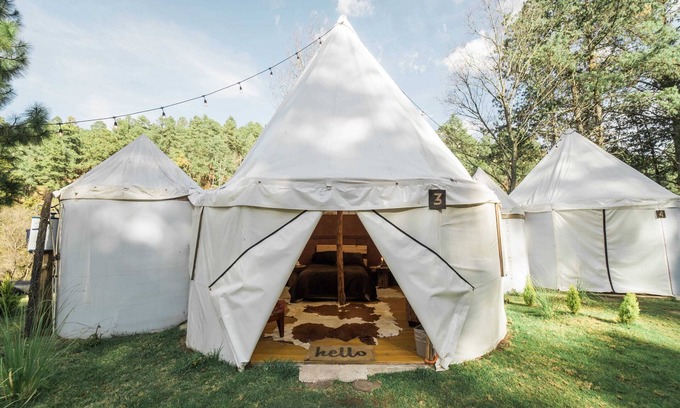 Tapalpa RV Rental | Glamping in the Mountain: Views, Garden & Games