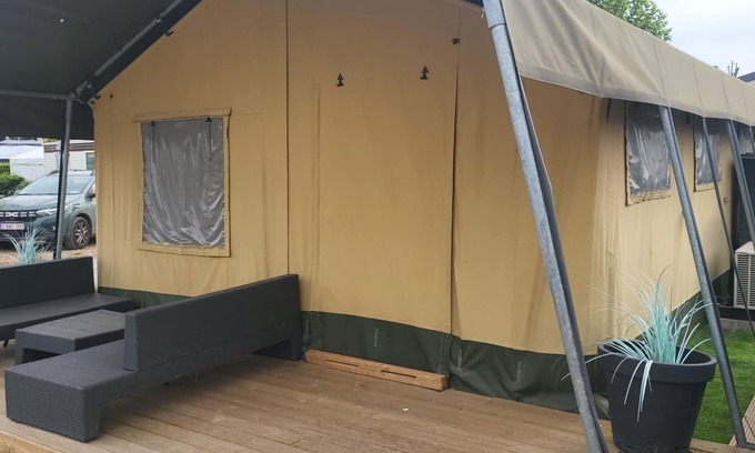 Jabbeke RV Rental | Glamping tent for 6p